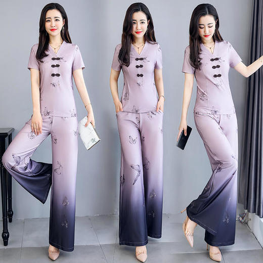 夏季宽松气质中国风两件套 商品图1