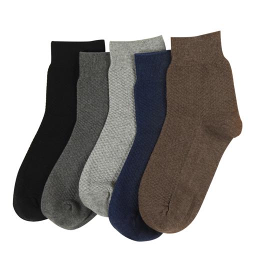 5双装袜子男中筒袜春夏短袜2020秋冬休闲商务男袜 商品图5