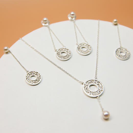 花丝镶嵌龙袍水纹系列饰品｜花丝镶嵌瓶安系列饰品｜花丝镶嵌玉璧系列饰品 商品图10