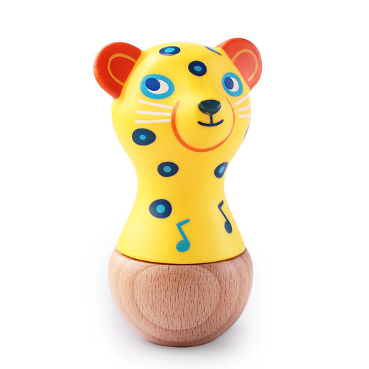 djeco木质沙锤摇铃沙铃新生儿逗乐情绪安抚婴儿玩具宝宝沙球乐器 商品图4