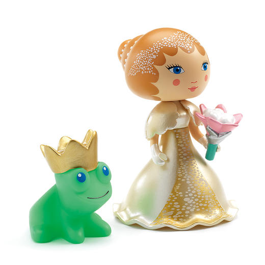 法国djeco公主系列女孩手办潮流公仔娃娃桌面摆件可爱礼物玩具 商品图0