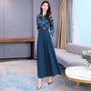 AHM-mgn9075新款洋气百搭减龄阔腿裤套装 商品缩略图4