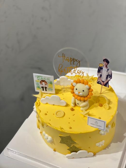 翻糖手工狮子奶油蛋糕 商品图1