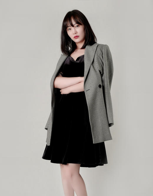 网纱拼接小礼服裙 商品图3