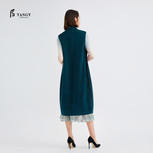 TANGY Collection/天意2020秋季新品精美茛绸女士马夹 商品图2