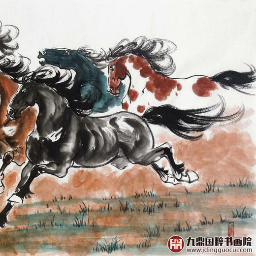 张祺晟《万里征程》68*178cm 动物横幅作品 办公室/客厅/书法挂画 商品图4