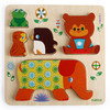 djeco动物配对木质手抓板嵌板立体拼图幼儿1-2岁早教益智儿童玩具 商品缩略图2