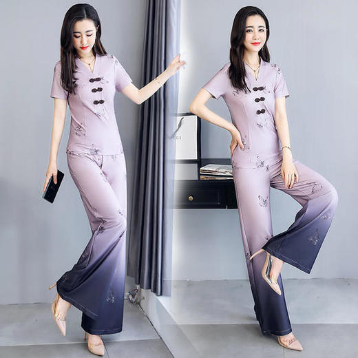 夏季宽松气质中国风两件套 商品图3