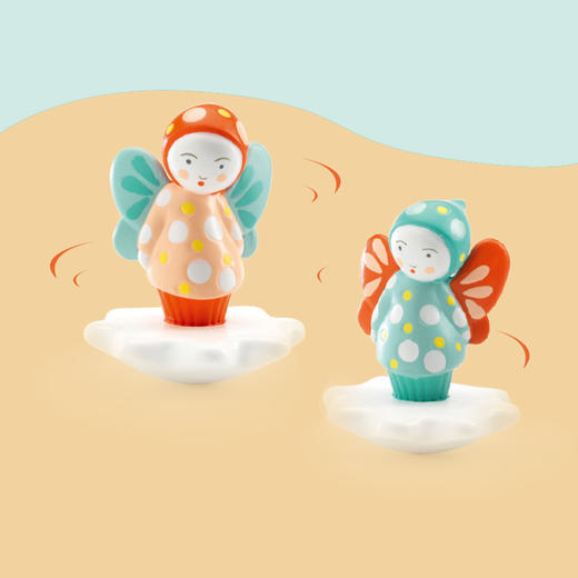 djeco儿童宝宝早教乐器音乐盒玩具旋转芭蕾舞公主八音盒女孩木质 商品图2