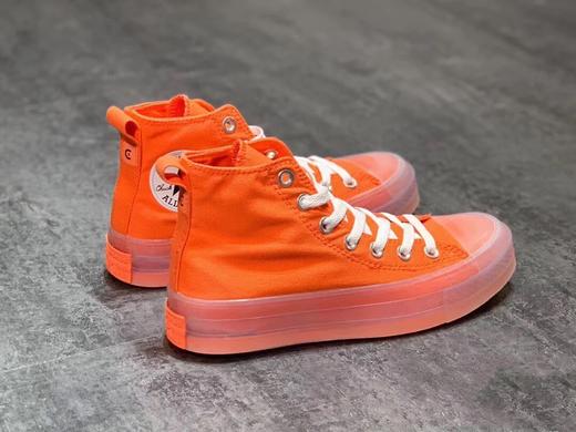 【新品】7楼CONVERSE匡威Chuck Taylor All Star 透明果冻橘色 168567C 吊牌价539 商品图1