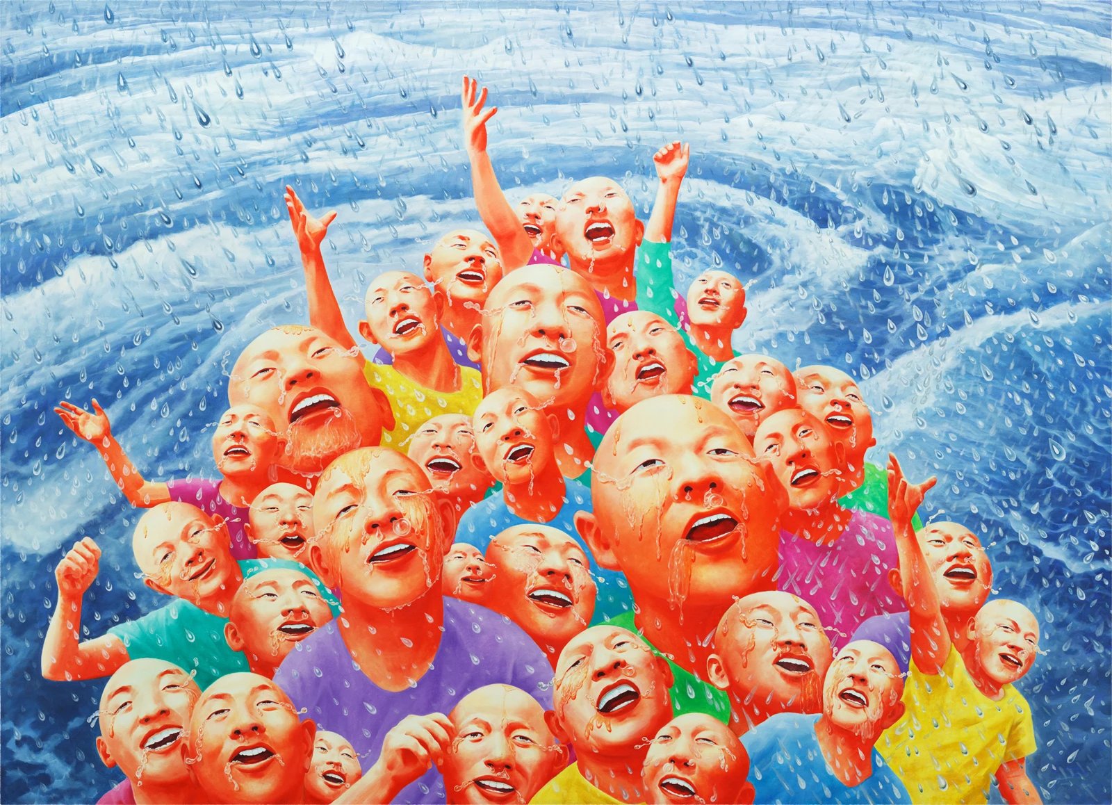 《2013春》方力钧限量签名版画 87*63cm