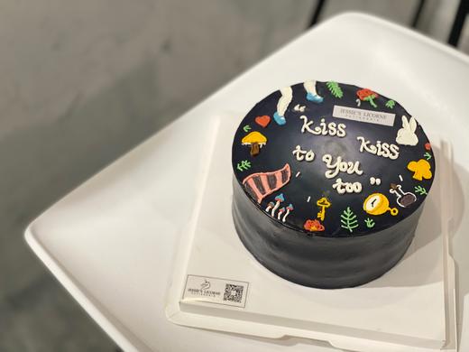 涂鸦手绘风奶油蛋糕 商品图0