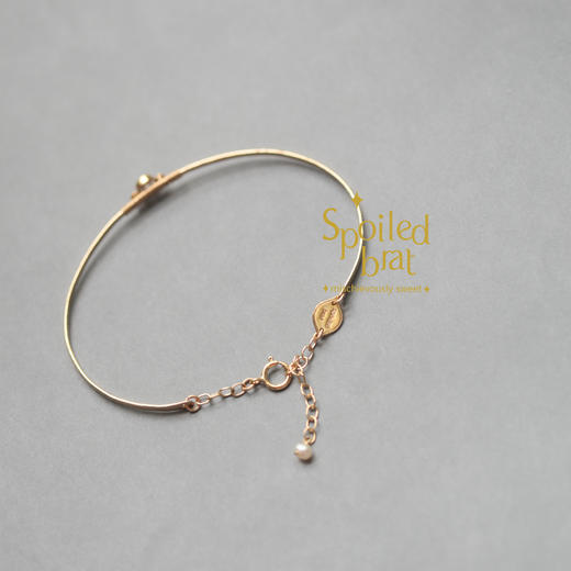 spoiledbrat jewelry敲面锆石手镯 商品图4