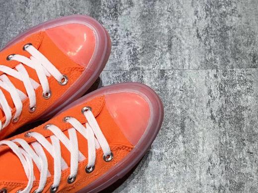 【新品】7楼CONVERSE匡威Chuck Taylor All Star 透明果冻橘色 168567C 吊牌价539 商品图3