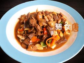 鲜口蘑黄焖小公鸡