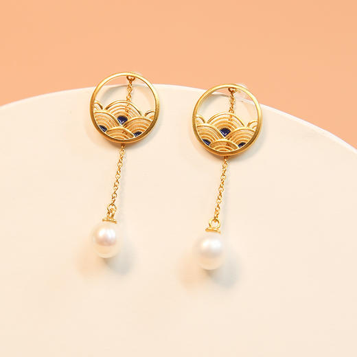 花丝镶嵌龙袍水纹系列饰品｜花丝镶嵌瓶安系列饰品｜花丝镶嵌玉璧系列饰品 商品图1