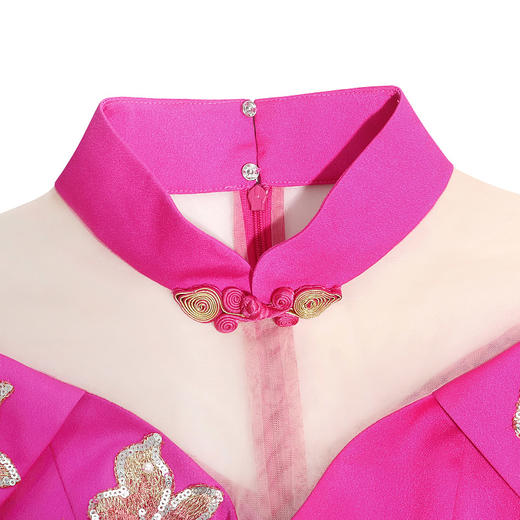 DLQ-A2593演出走秀名媛气质宴会主持人礼服裙中长款 商品图2