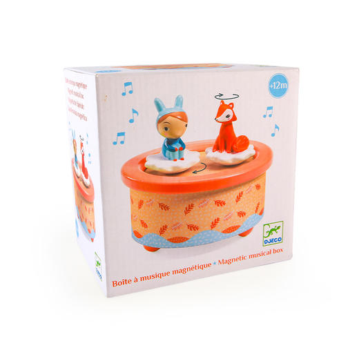 djeco儿童发条式童趣音乐盒旋转跳舞女孩八音盒礼盒木制生日礼物 商品图4