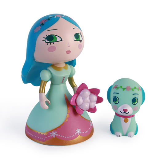 法国djeco公主系列女孩手办潮流公仔娃娃桌面摆件可爱礼物玩具 商品图3