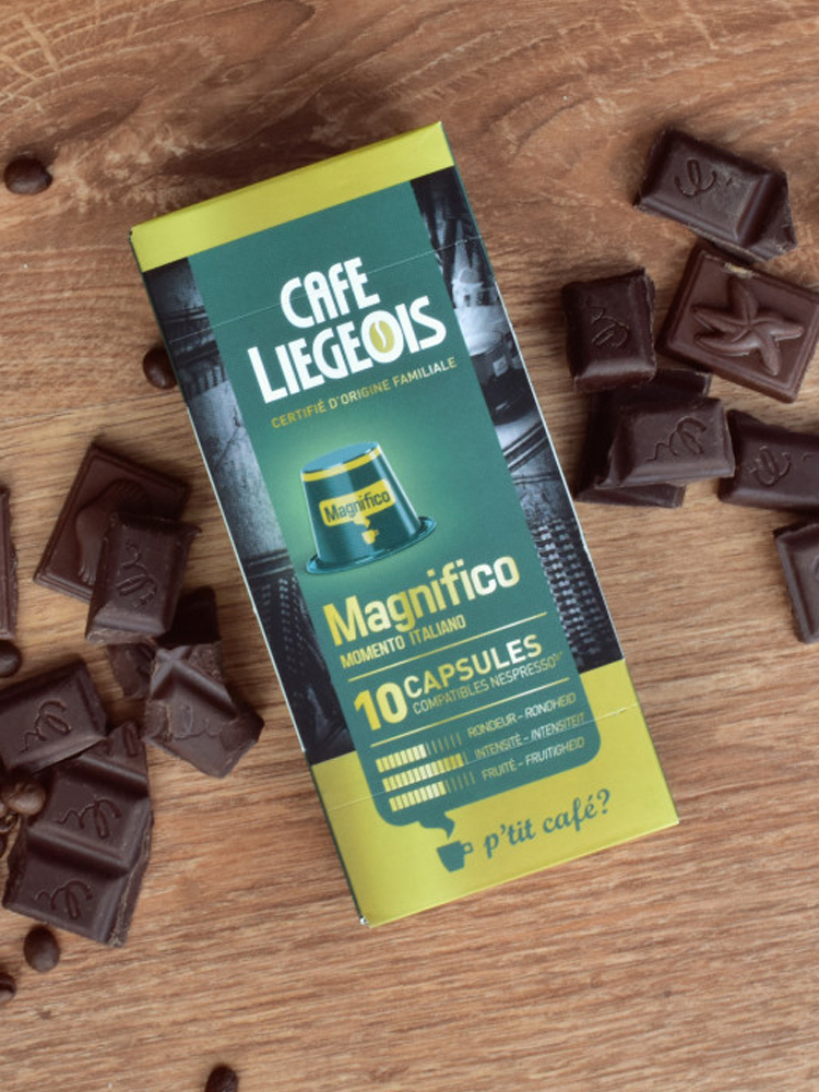 心想胶囊咖啡比利时进口liegeois玛尼菲特浓咖啡10颗装