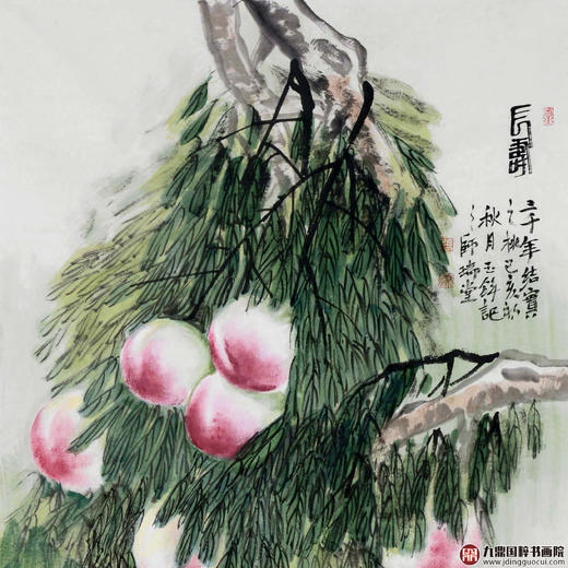 张玉锋《长寿》68*138cm 书房/茶室/玄关挂画 商品图2