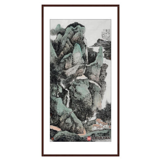 李星赋《山水作品》68*138cm 山水竖幅作品 玄关/办公室挂画 商品图0