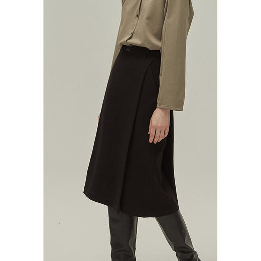 Viktoria Chan | AW2010 Arya Folded Wool Skirt [半身裙] 商品图1