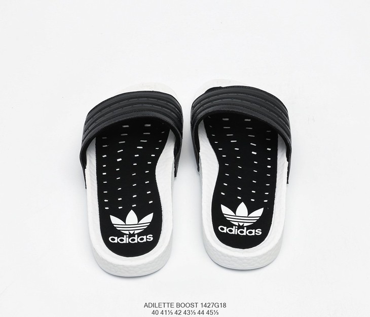 阿迪达斯adidas adilette adilette boost夏季休闲潮流拖鞋沙滩凉鞋
