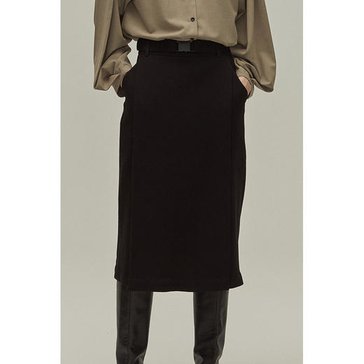 Viktoria Chan | AW2010 Arya Folded Wool Skirt [半身裙] 商品图0