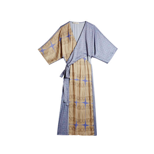 THE FABRIC UNION「高贵的野蛮人」系列服装 绑带休闲中袖连⾐裙 现货 商品图4