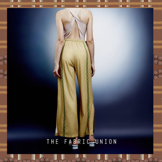 THE FABRIC UNION「高贵的野蛮人」系列服装 休闲度假侧开衩长裤 现货 商品图4