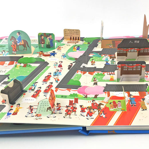 揭秘中华文明翻翻书3d立体书全2册儿童图画玩具书启蒙情景认知益智幼儿园撕不烂早教书宝宝故事书0-3-6周岁亲子互动阅读故事绘本 商品图2