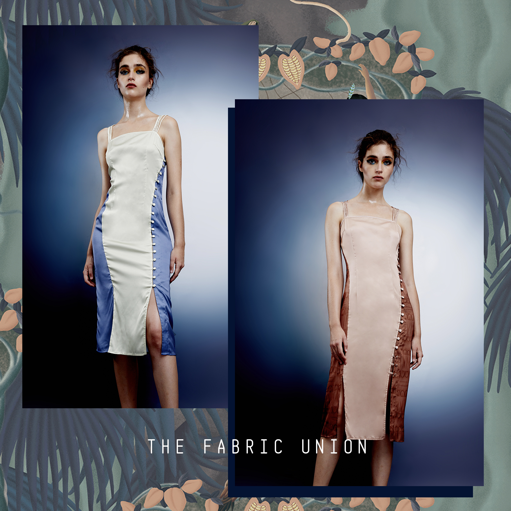 THE FABRIC UNION「高贵的野蛮人」系列服装 休闲度假吊带连⾐裙 现货