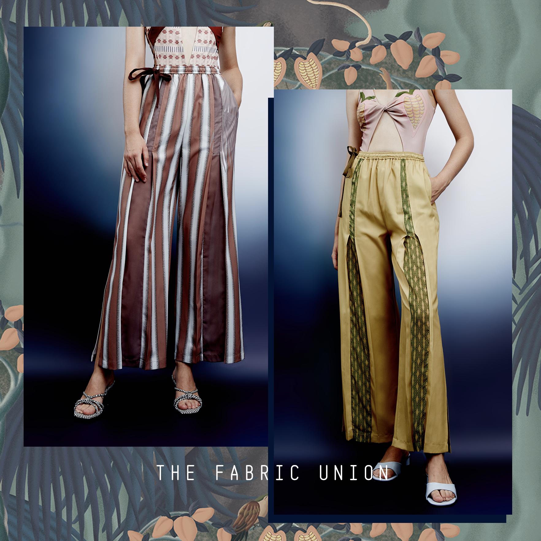 THE FABRIC UNION「高贵的野蛮人」系列服装 休闲度假侧开衩长裤 现货