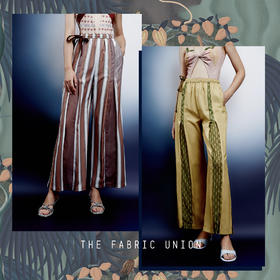 THE FABRIC UNION「高贵的野蛮人」系列服装 休闲度假侧开衩长裤 现货