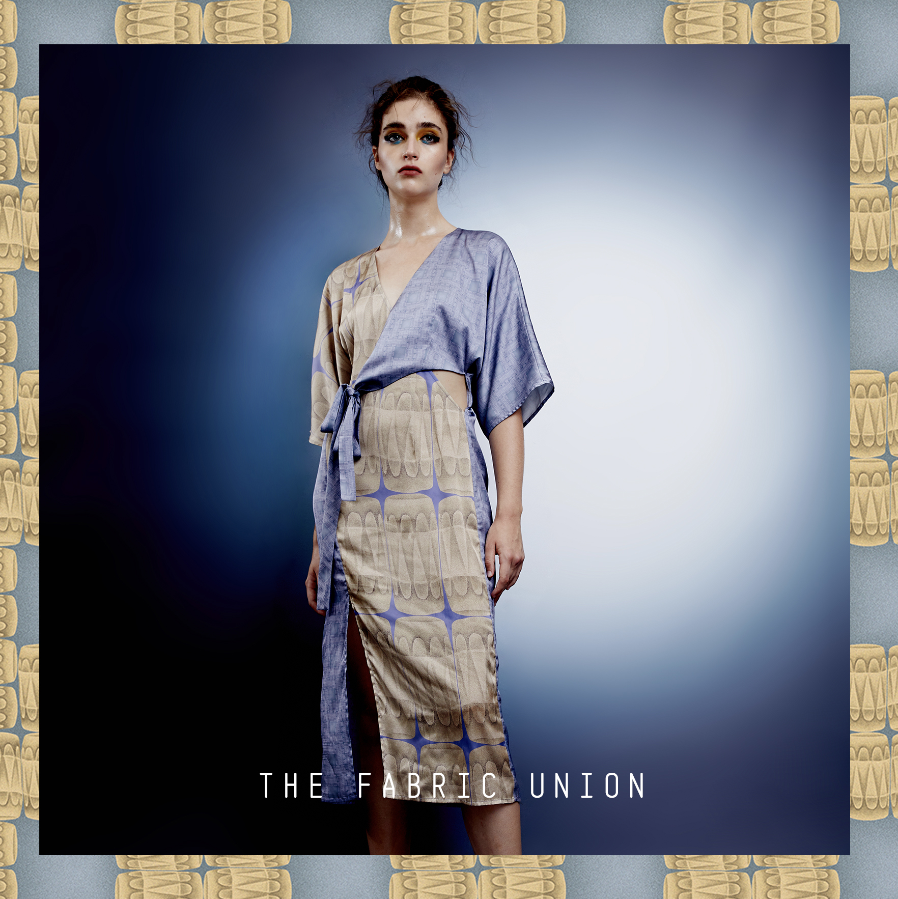 THE FABRIC UNION「高贵的野蛮人」系列服装 绑带休闲中袖连⾐裙 现货