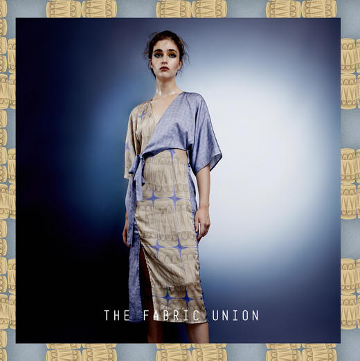 THE FABRIC UNION「高贵的野蛮人」系列服装 绑带休闲中袖连⾐裙 现货 商品图0