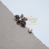 spoiledbrat jewelry生如夏花珍珠尖晶石耳钉 商品缩略图0