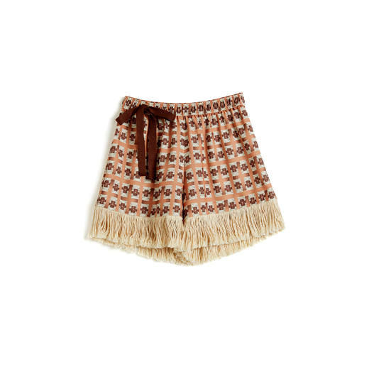 THE FABRIC UNION「高贵的野蛮人」系列服装 休闲度假流苏短裤 现货 商品图5