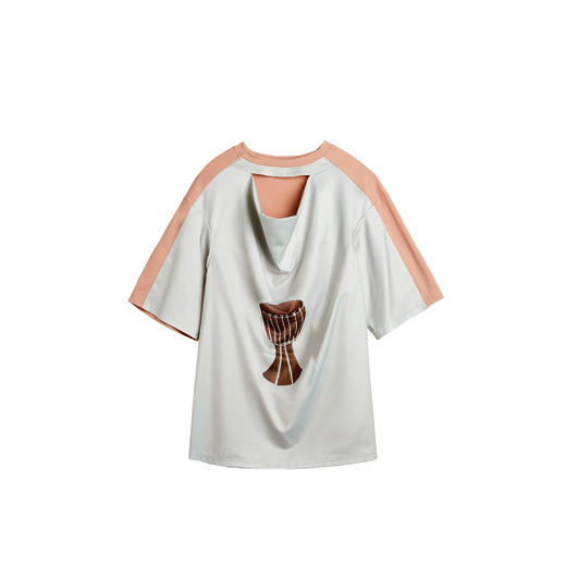 THE FABRIC UNION「高贵的野蛮人」系列服装 垂坠领短袖T恤 现货 商品图7