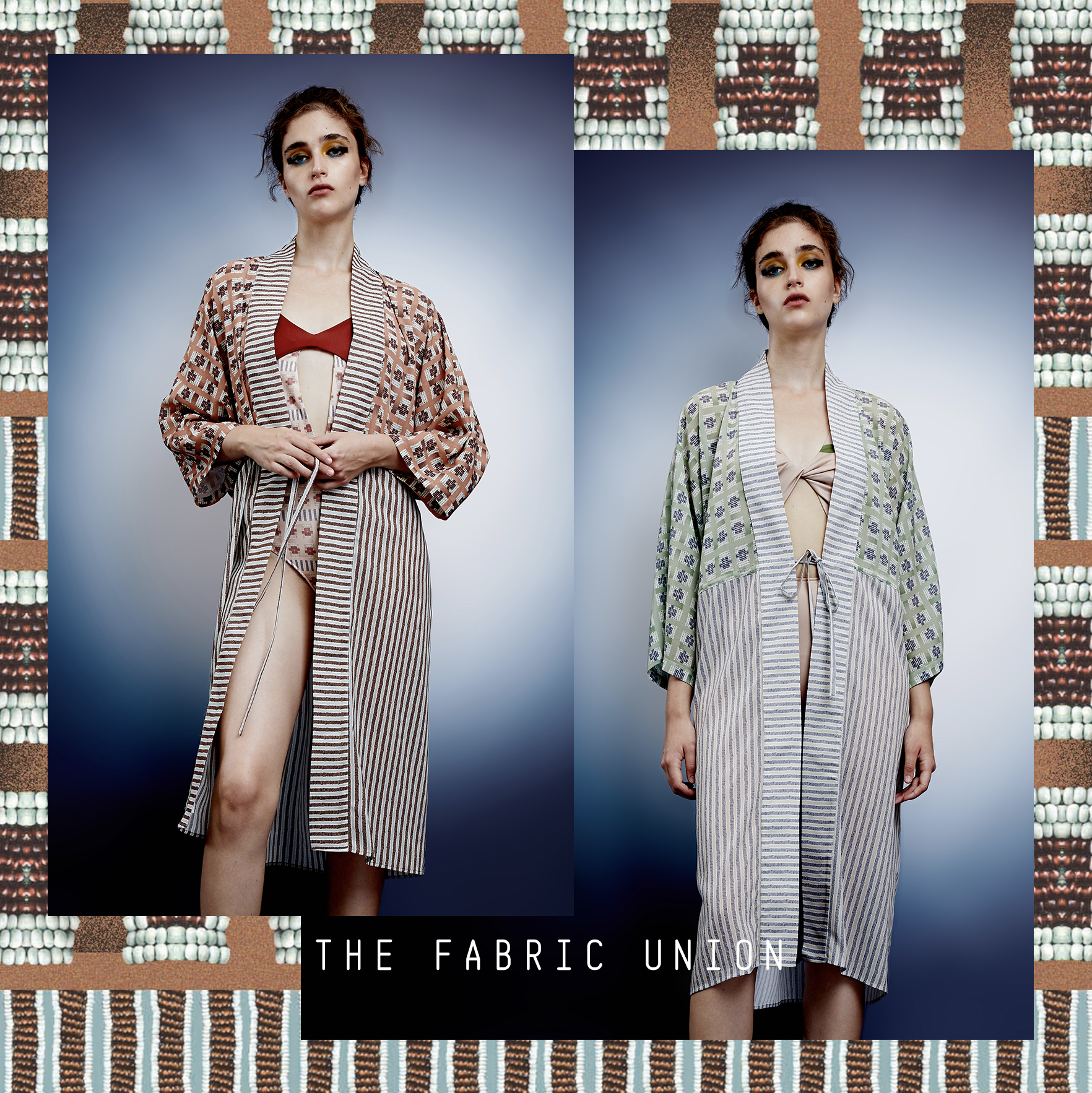 THE FABRIC UNION「高贵的野蛮人」系列服装 度假和服晨袍 现货