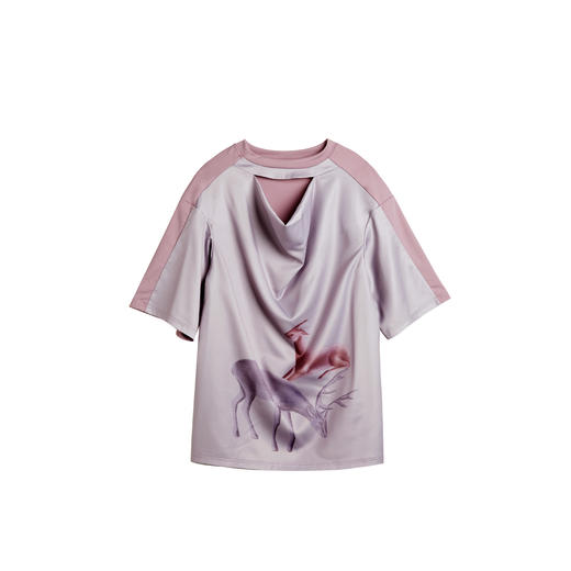 THE FABRIC UNION「高贵的野蛮人」系列服装 垂坠领短袖T恤 现货 商品图8