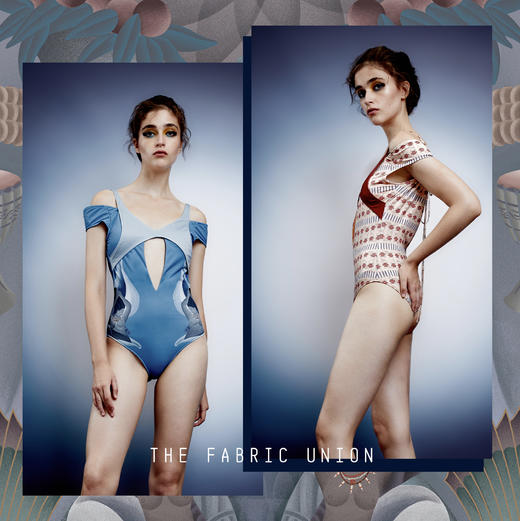 THE FABRIC UNION「高贵的野蛮人」系列服装 度假深V领连体泳⾐(百搭紧身连体衣)  现货 商品图0