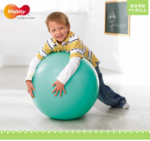 台湾WEPLAY原装进口幼儿园感统器材龙珠玩具儿童游戏瑜伽球 商品图0