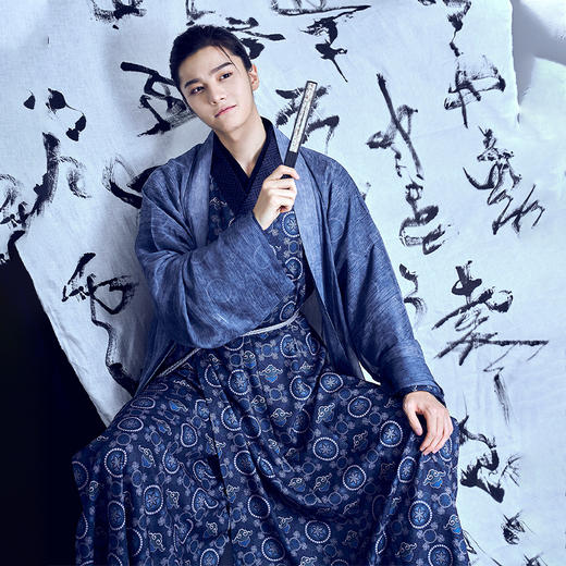 一人之下 华裳九州半亭风汉服 溯源奇门无羁 王也宋制交领衫 腾讯动漫官方 商品图3