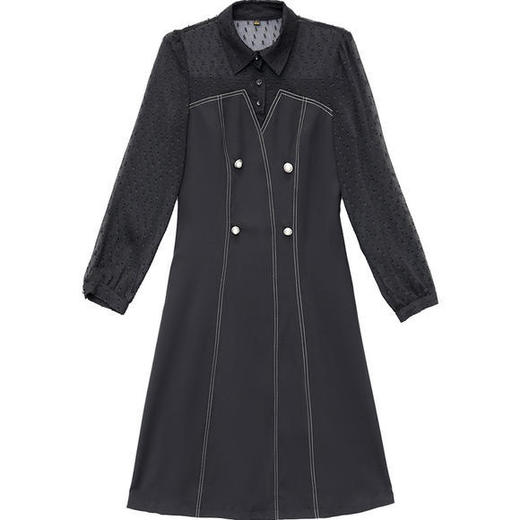 YWE-20X03小香风修身气质减龄时尚连衣裙 商品图4