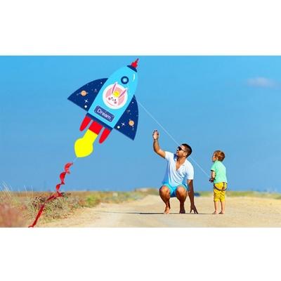 潍坊风筝 儿童卡通风筝小火箭风筝飞机风筝成人风筝线轮 微风易飞 商品图2