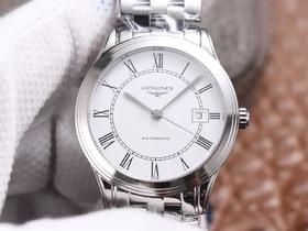 KY浪qin军旗系列L4.974.4.21.6，尺寸38.5mm，316L精钢， 机芯选用2892改L619/888，所有配件与原装通用，男士腕表，自动机械机芯，精钢表带，透底。