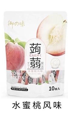 御之味蒟蒻果冻水蜜桃味200g