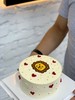 手绘狮子宝宝生日奶油蛋糕 商品缩略图0